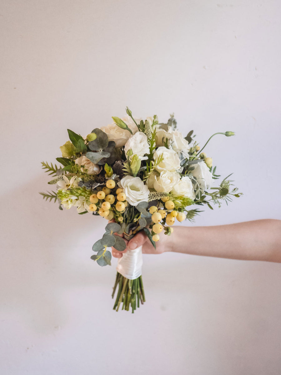 Ramo de Novia Blanco/Verde