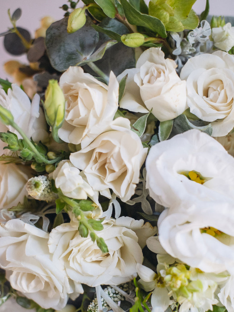 Ramo de Novia Blanco/Verde